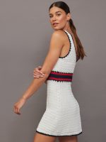 Palmer Elsa Mini Dress - White - Image 3