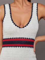 Palmer Elsa Mini Dress - White - Image 5