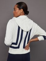 Kai Crochet Hoodie - White - Image 3