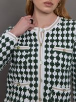 Portobello Crochet Cardigan - Green - Image 6