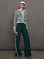 Les Border Freya Knit Pant - Green - Image 3