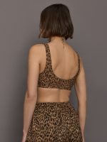 Panthera Scoop Neck Bra - Animal - Image 5