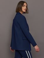 Double Breasted Blazer - Navy - Image 5