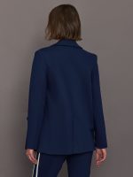 Double Breasted Blazer - Navy - Image 6