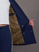 Double Breasted Blazer - Navy - Image 4