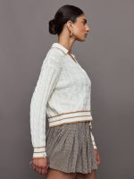 Athena Knit Top - Natural - Image 4