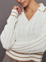 Athena Knit Top - Natural - Image 6