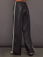Vegan Leather Twilight Pant - Brown - Image 5