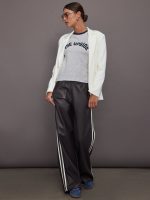 Vegan Leather Twilight Pant - Brown - Image 3