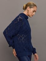 Clementine Knit Crew - Navy - Image 7