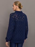 Clementine Knit Crew - Navy - Image 8
