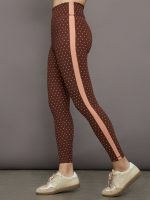 Maho 25in High Rise Midi Pant - Polka Dots