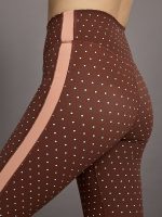 Maho 25in High Rise Midi Pant - Polka Dots - Image 5