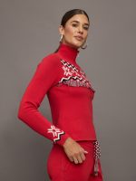 Keystone Blanche Half Zip - Red - Image 4