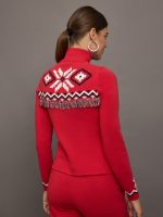 Keystone Blanche Half Zip - Red - Image 6