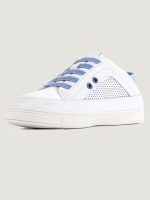 Low-Top Hybrid Slipper Sneaker - White And Blue - Image 10
