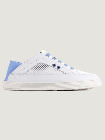 Low-Top Hybrid Slipper Sneaker - White And Blue