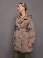 Lanark Wrap Coat - Pine Bark - Image 3