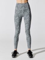 Lets's Move High 25" Legging - Petrol Motion Speckle - Image 3