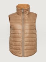 Ellis Reversible Quilt Gilet - Desert Sand - Image 5