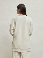 Charter Sweatshirt - Ivory Marl - Image 6