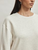 Charter Sweatshirt - Ivory Marl - Image 8