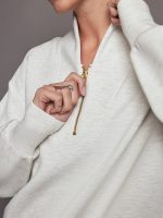 DAVIDSON SWEAT - IVORY MARL - Image 5