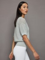 Calle Knit Top - Mirage Grey - Image 3