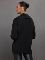ADAIR ZIP THROUGH - BLACK - Image 4