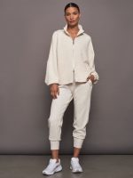 ASHBURY ZIP THROUGH - IVORY MARL - Image 5
