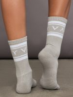 Astley Active Sock - Cement /Snow white - Image 2