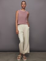 Delancy Knit Vest - Woodrose - Image 6