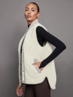 Covey Reversible Quilt Gilet - Dove - Image 5
