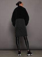 Walsh Quilt Sherpa Coat - Black - Image 4
