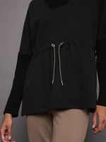 Cavello Longline Sweat - Black - Image 5