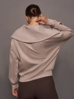 YATES HALF ZIP - TAUPE MARL - Image 4