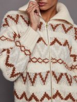 Brooke Fairisle Knit Jacket - Whitecap Mountain Fairisle - Image 5