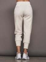 THE SLIM CUFF PANT 25" - IVORY MARL - Image 4