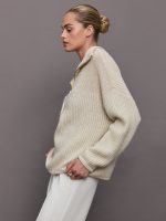 Willard Half Zip Knit 2.0 - Fog - Image 4