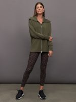 Raleigh Zip Through Sweat - Olive Night - Image 3