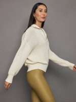 Tara Half Zip Knit - Whitecap Grey - Image 4