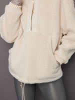 Posey Sherpa Jacket - Sandshell - Image 6