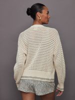 Kris Relaxed Fit Knit Jacket - Birch - Image 5