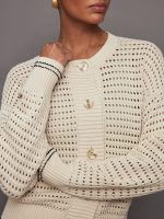 Kris Relaxed Fit Knit Jacket - Birch - Image 6