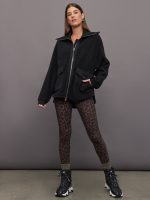 Eleanor Patch Pocket Fleece - Black - Image 3