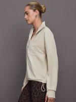 Timberley Half Zip Midlayer - Cement Marl - Image 4