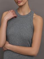 Rivington Ribbed Tank - Grey Heather - Image 9
