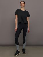 Bowery Boxy Weekend Cotton Tee - Black - Image 12