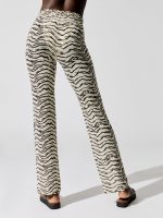 Smocked Mesh Pant - Off White Tiger - Image 4