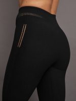 NET LINES LEGGINGS - BLACK - Image 5